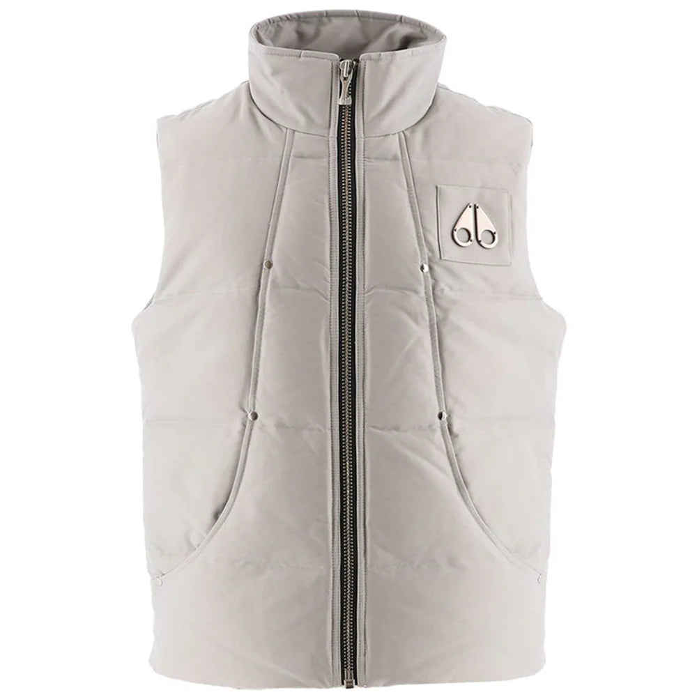 Mens Moose Knuckles - Montreal Vest- Storm Grey MKMV474