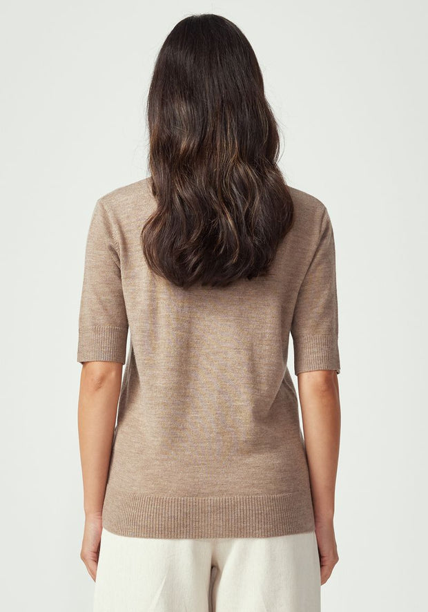 Womens Orna Knit Cardi Cobblestone 100359Vn