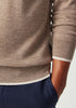 Mens Theo Sweater Cobblestone/Ecru 100271Vn