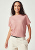 Womens Haze Knit Top Rosewood 100357VN