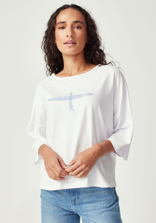 Womens Kite Tee White Dew 600216
