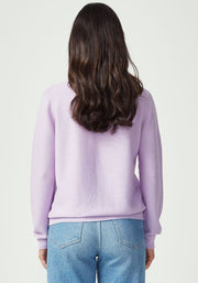 Womens Stitch Sweater  Fleur Violet 1859