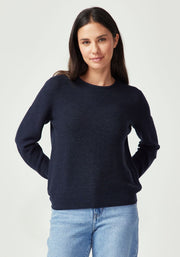 Womens Stitch Sweater  Dark Navy 1859