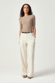 Womens Sylvie Tee  Cobblestone 100118