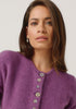 Womens Shell Cardigan Lilac 1736