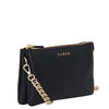Lily Mini Crossbody Bag Wave Black Gold Chain