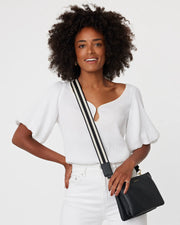 Feature Strap Webbing  Black/White