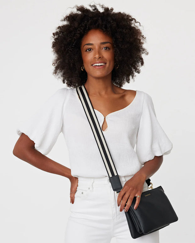 Feature Strap Webbing  Black/White
