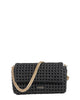 Milla Shoulder Bag - Black Fine Braid