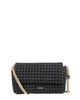 Milla Shoulder Bag - Black Fine Braid