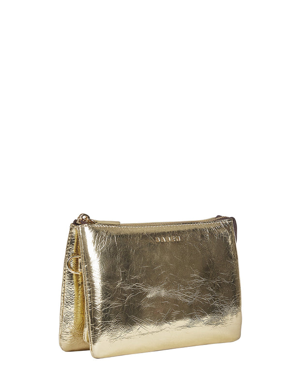 Tilly Crossbody Bag - Light Gold Crinkle