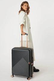 Saben Medium Suitcase Black