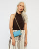 Lily Mini Crossbody Bag - Wave + Gold Curb Chain