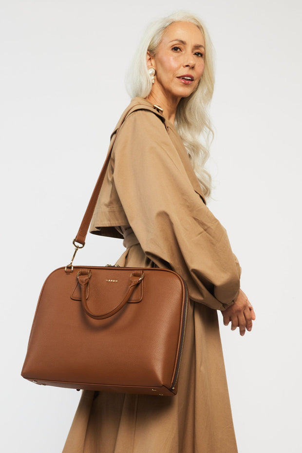 Parker Briefcase - Tan