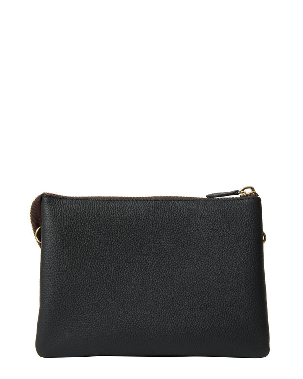 Tilly's Big Sis Crossbody Bag - Black + Gold Stud