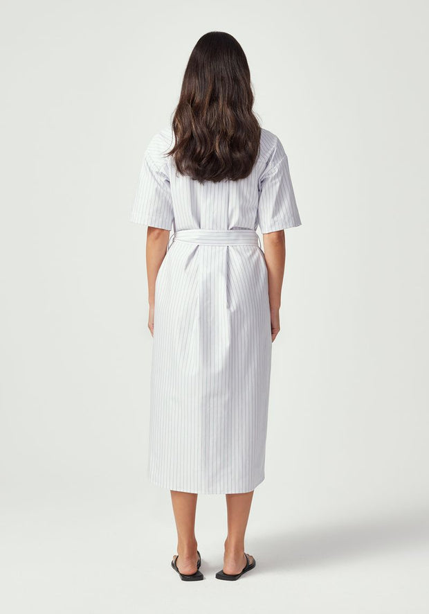Womens Manon Dress Lilac Green Stripe 600191