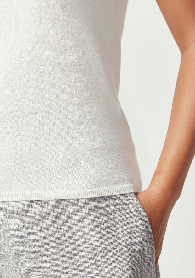 Womens Arlee Singlet White Linen 100358Vn