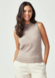 Womens Afra Singlet  NaturalClay 100355