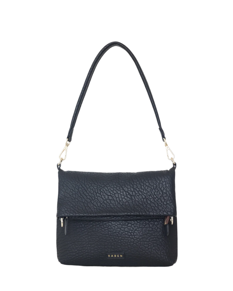 Daria Shoulder Bag-Black Bubble