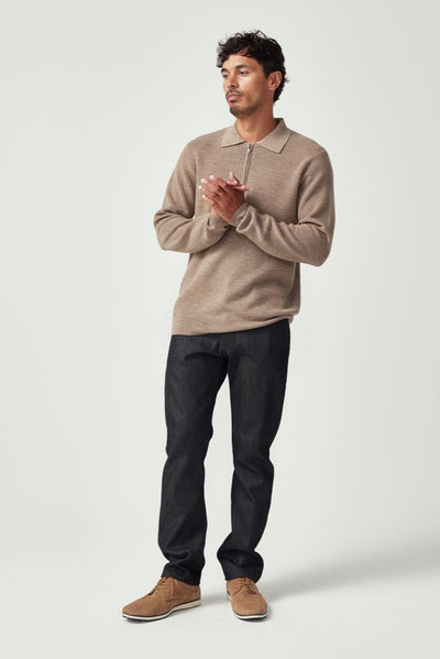 Mens Lee Half Zip Cobblestone 100259vn