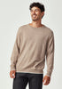 Mens Miles Crew Sweater Cobblestone/Ecru  100184