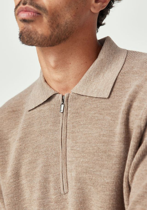 Mens Lee Half Zip Cobblestone 100259vn