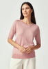 Womens Tenera Knit Tee Rosewood 10001VN