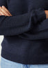 Womens Stitch Sweater  Dark Navy 1859