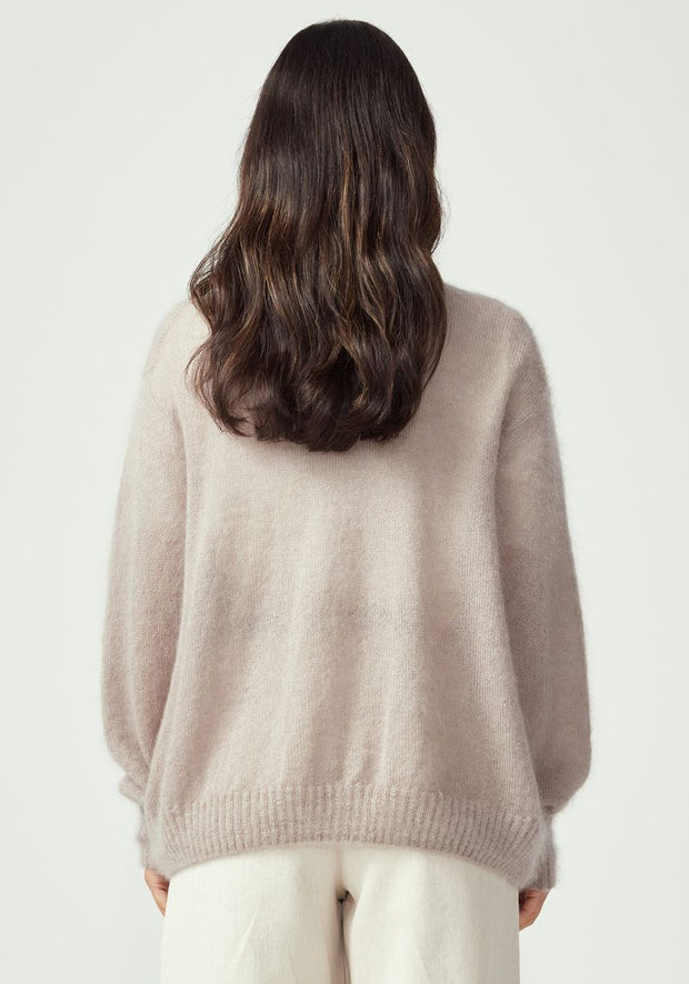 Womens Linden Cardi Natural Clay 100380