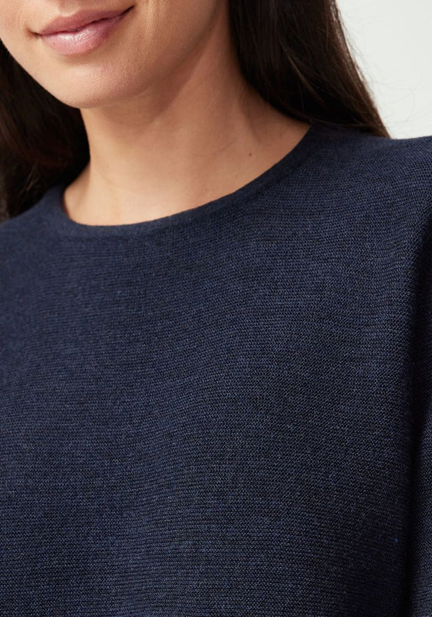 Womens Stitch Sweater  Dark Navy 1859