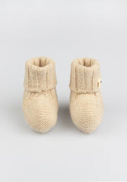 Pepi Knittted Booties |Untouched World | Shop @ Te Huia NZ