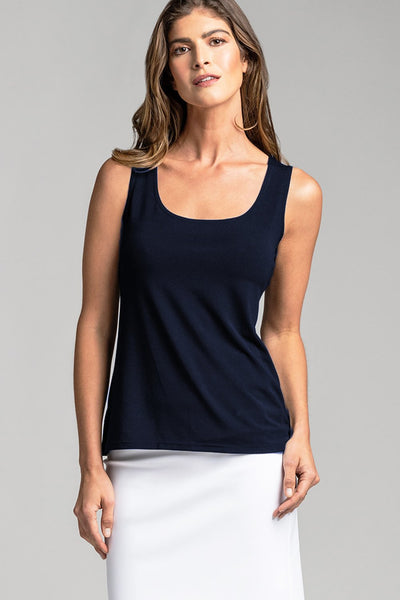 Womens MicroModal Easy Fit Singlet French Navy 1259