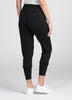 Womens Slouchy Zip Pants - Black