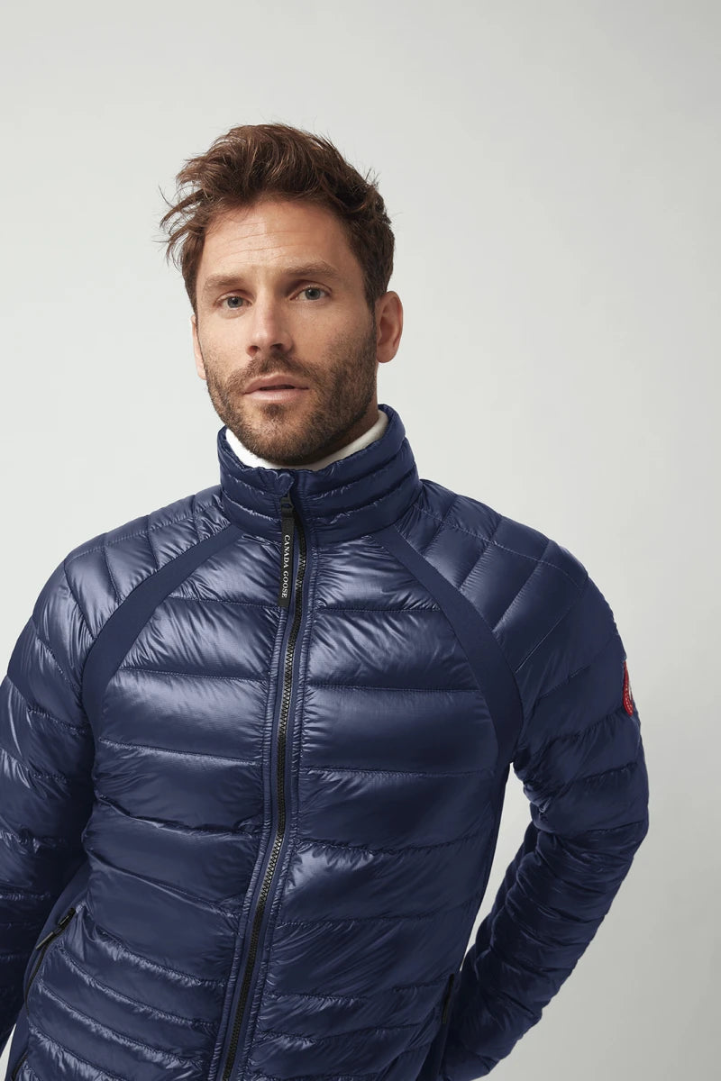 Canada goose navy hybridge lite jacket best sale