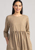Womens Mirabel Dress - Olive/Ochre