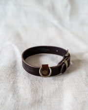 Leather Dog Collar - Chestnut