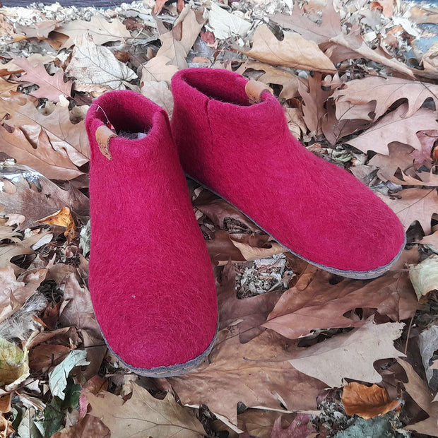 Womens Everest Wool Felt Boot - Pink