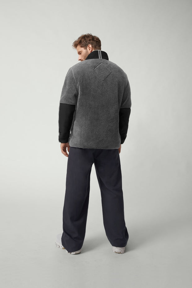 Mens Renfrew Fleece Pullover - Quarry Grey