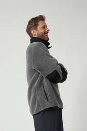 Mens Renfrew Fleece Pullover - Quarry Grey