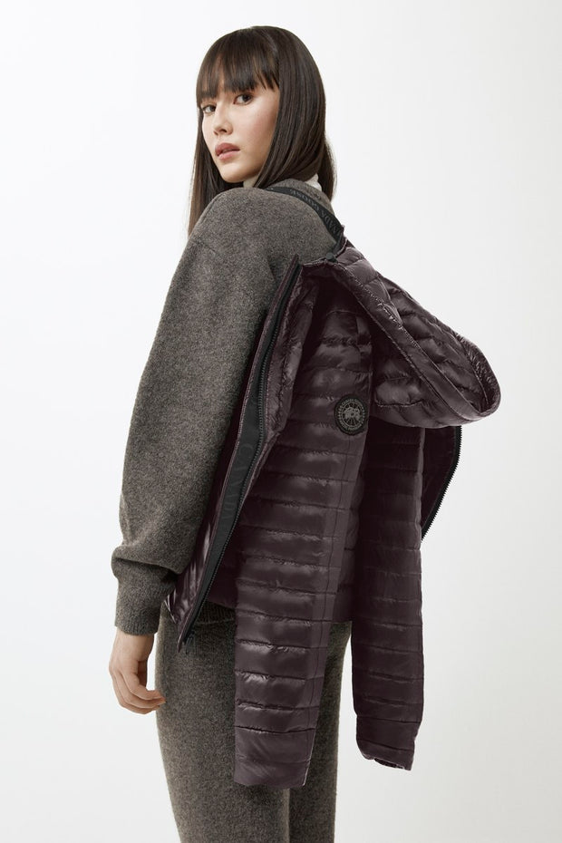 Womens Roxboro Hoody Black Label - Cross Dye Black/Ash Purple