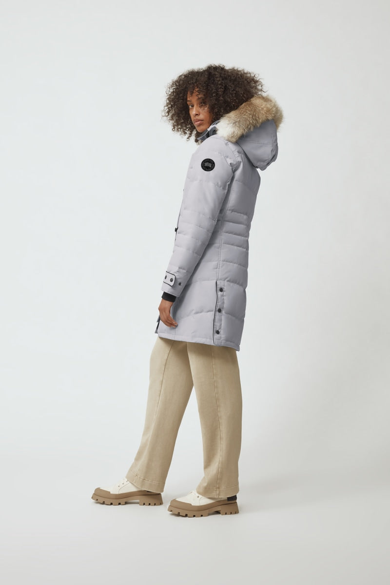 Womens Lorette Parka Black Label Canada Goose Te Huia New Zealand