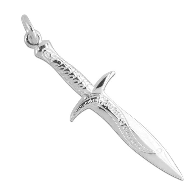 Frodo's Sword Pendant - Sterling Silver