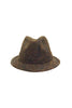 English Wool Tweed Trilby - Olive-Hills Hats-Te Huia New Zealand