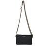 Lily Mini Crossbody Bag - Black - Silver Chain