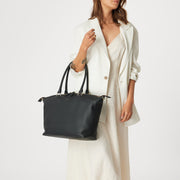 Milan Carry All - Black + Chain Print