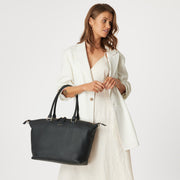 Milan Carry All - Black + Chain Print
